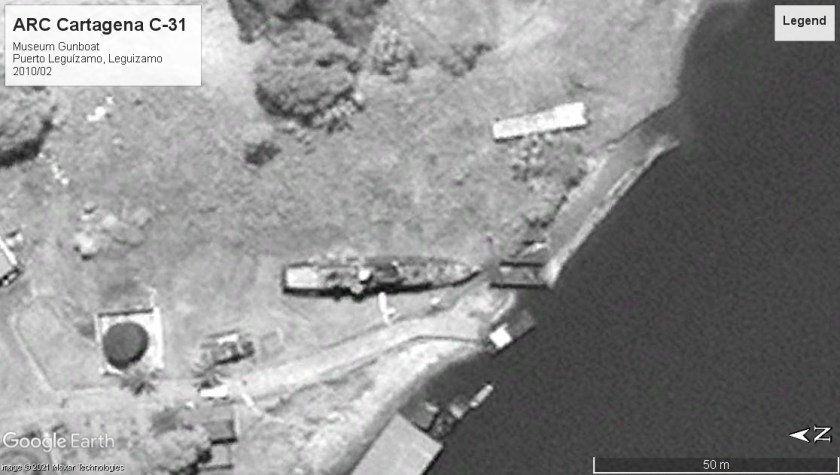 ARC Cartagena gunboat museum Puerto Leguizamo 2010