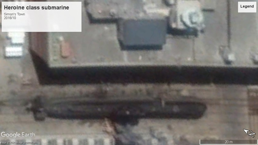 Heroine class sub Simon's Town 2016