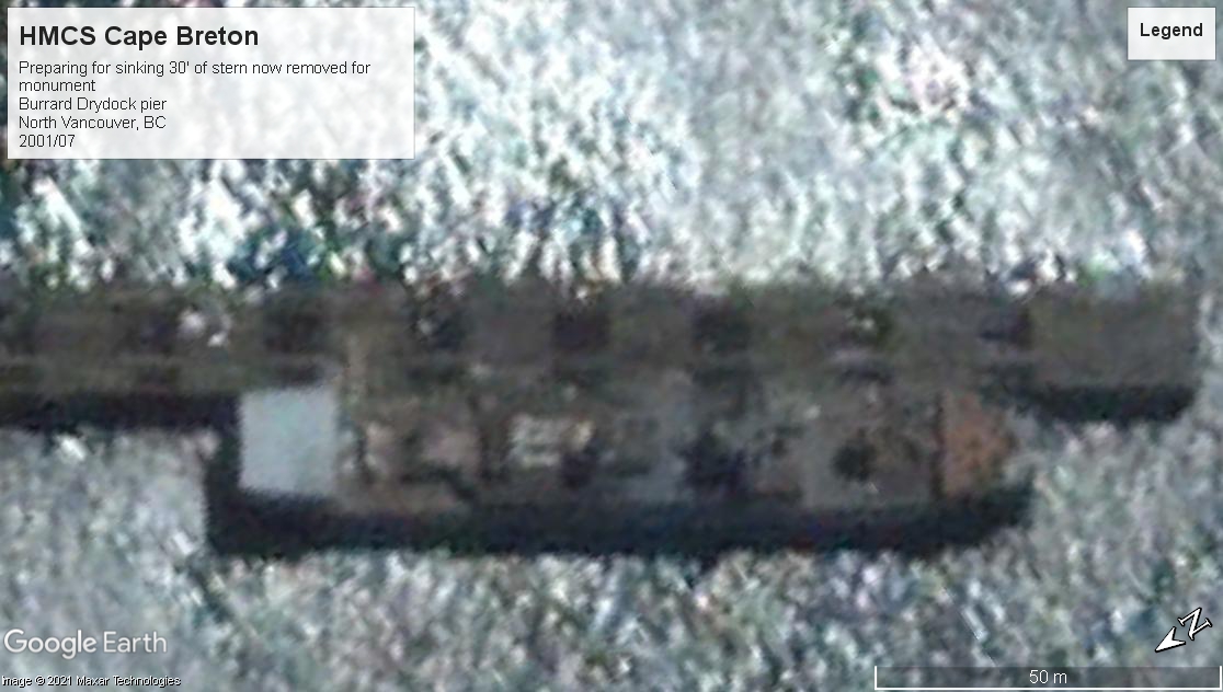 HMCS Cape Breton North Vancouver 2001