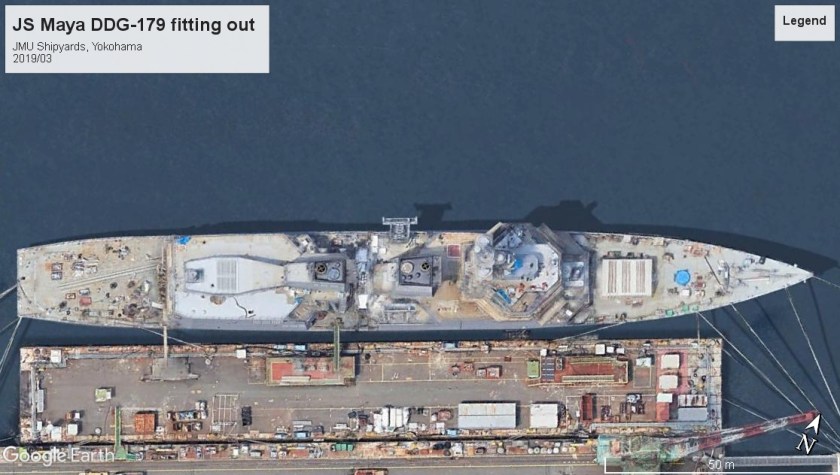 JS Maya fitting out JMU Yokohama 2019