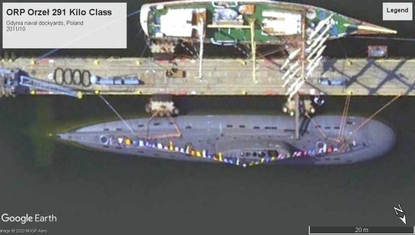 ORP Orzeł Kilo class Gdynia poland 2011