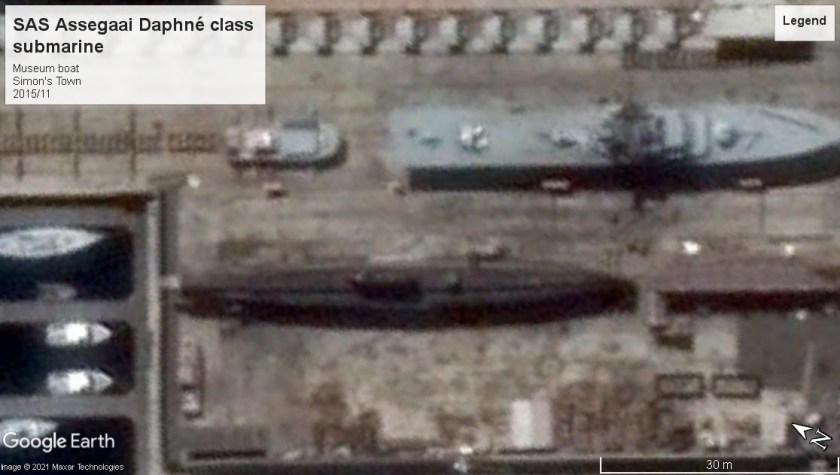 SAS Assegaai sub Simon's Town 2015