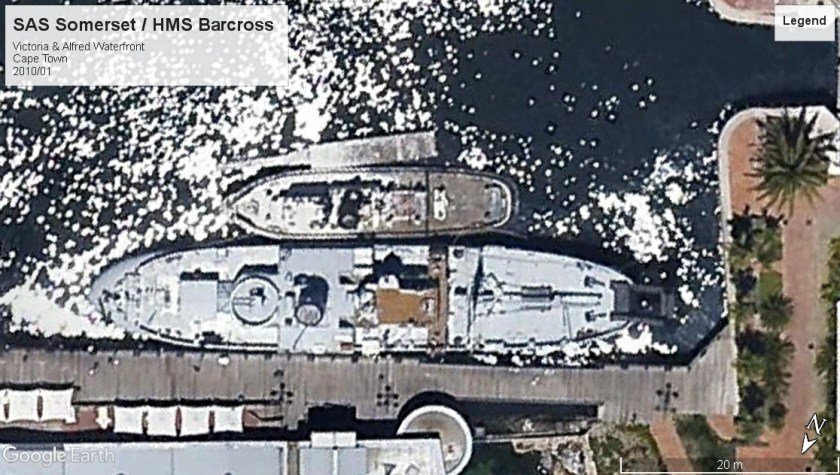 SAS Somerset HMS Barcross Cape Town 2010