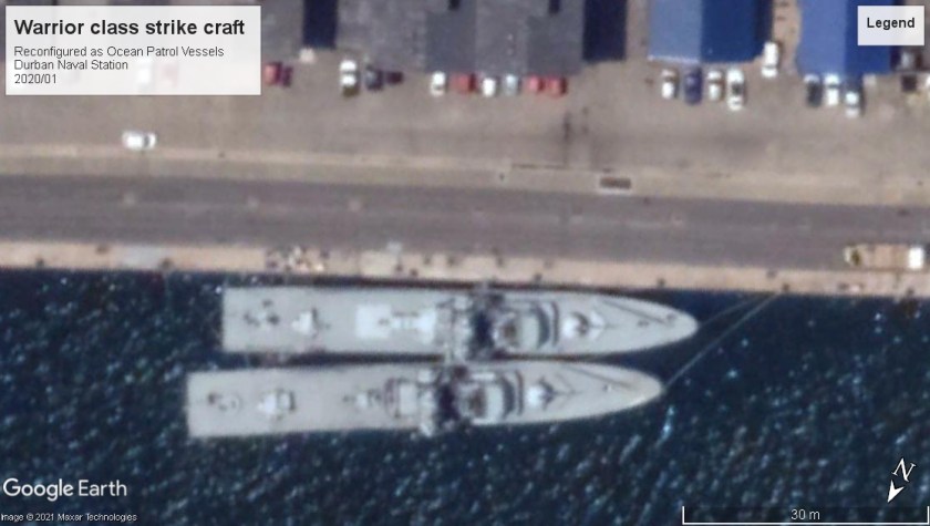 Warrior class strike craft Durban 2020