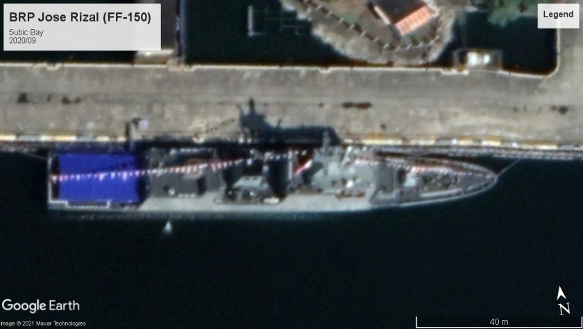 BRP Jose Rizal Subic Bay 2020