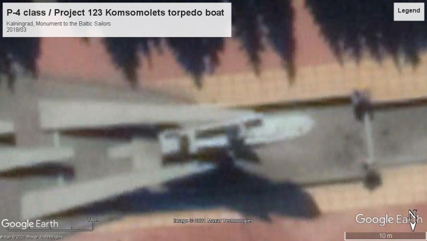 P-4 class Project 123 torpedo boat memorial Kalningrad 2018