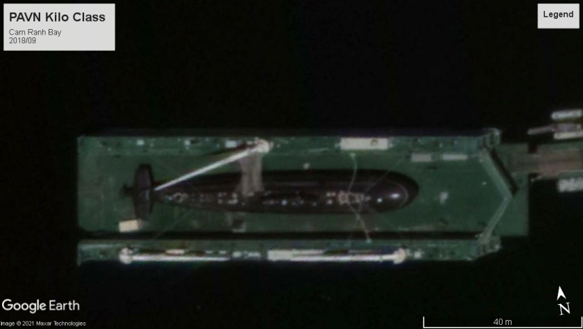 PAVN Kilo Class SSN Cam Ranh Bay 2018