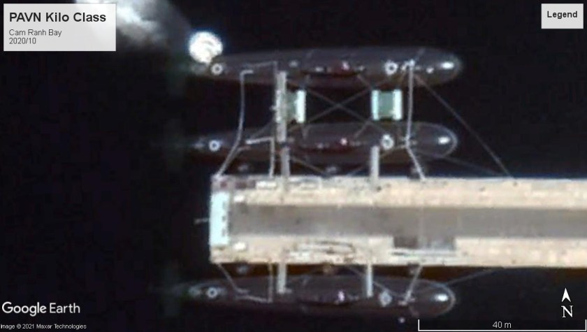 PAVN Kilo Class SSN Cam Ranh Bay 2020