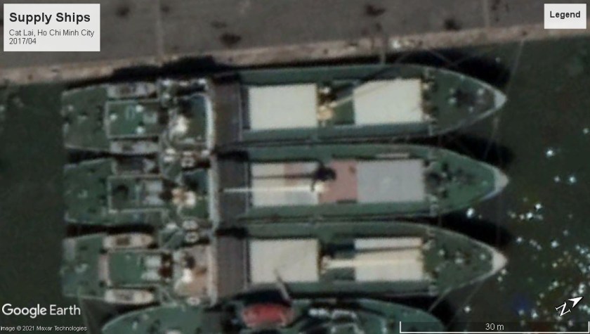 PAVN Supply Ships Cat Lai Ho Chi Minh City 2017