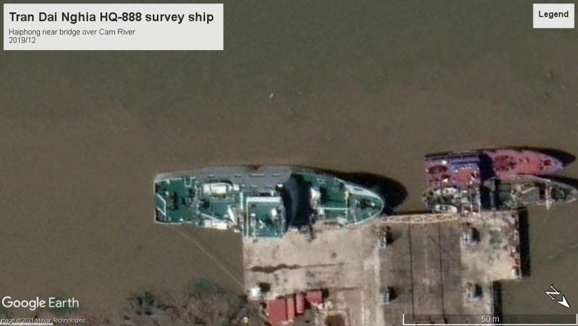 PAVN Tran Dai Nghia survey ship Haiphong 2019
