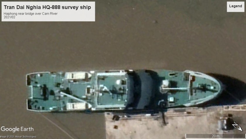 PAVN Tran Dai Nghia survey ship Haiphong 2021