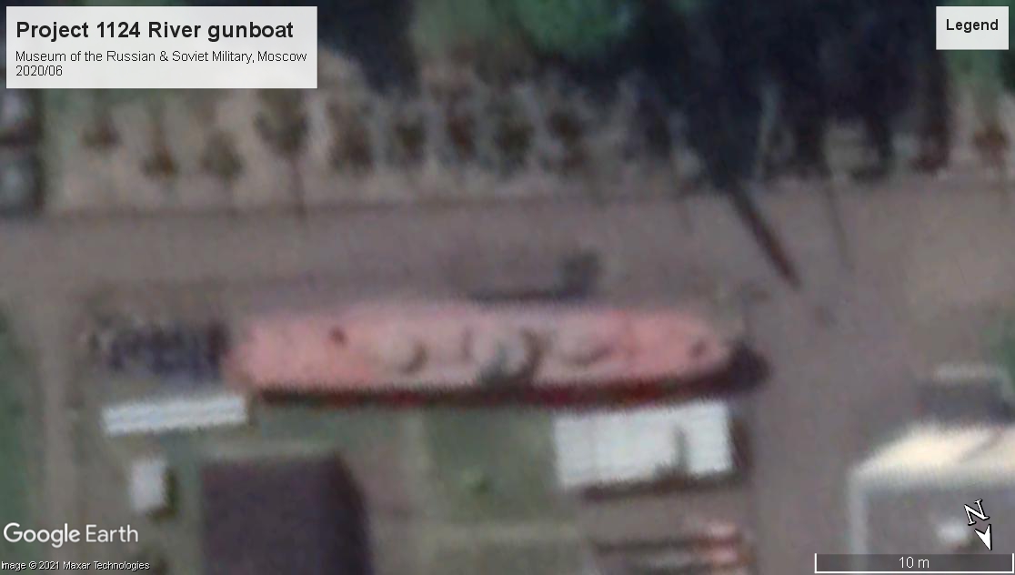 Project 1124 river gunboat Moscow museum 2020