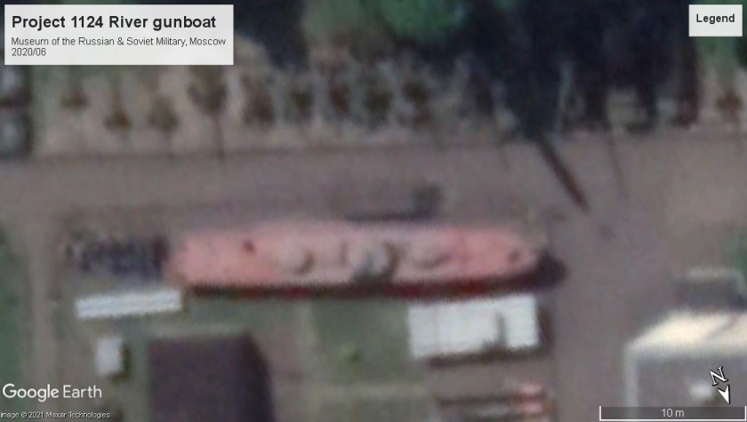 Project 1124 river gunboat Moscow museum 2020