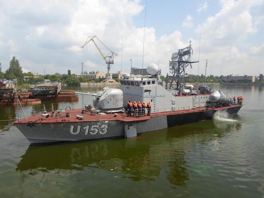 Pryluky Matka missile boat Ракетний_катер_«Прилуки»_ВМС_ЗС_України_провів_перші_ходові_випробування_(27379947786)