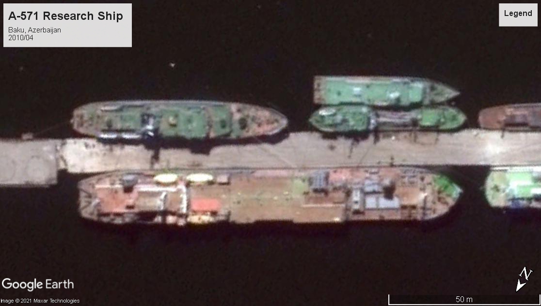A-571 research ship azerbaijan 2010