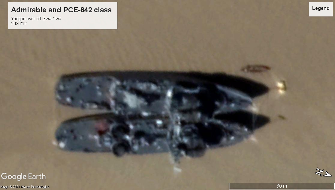 Admirable and PCE class MS Yangon 2020-12