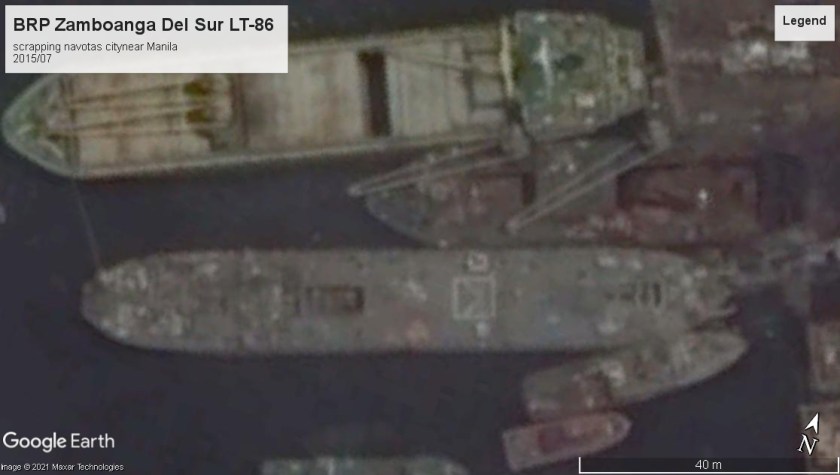 BPR Zamboanga Del Sur LT-86 Navotas scrapping 2015