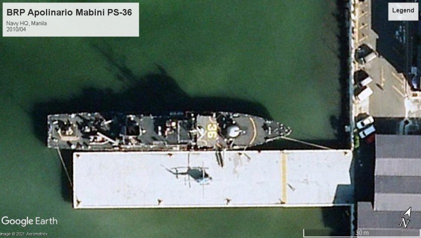 BRP Apolinario Mabini PS-36 Manila HQ 2010