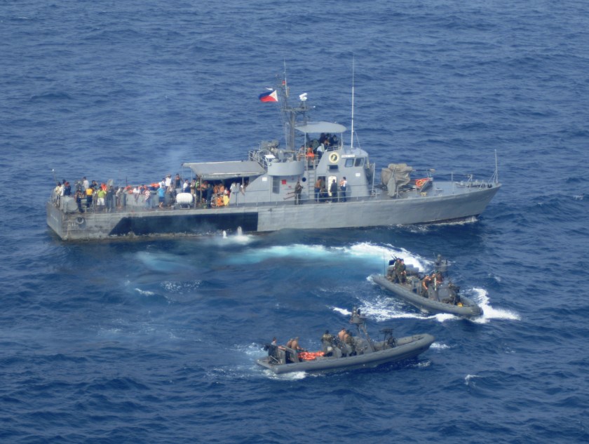 U.S., Philippine rescue survivors