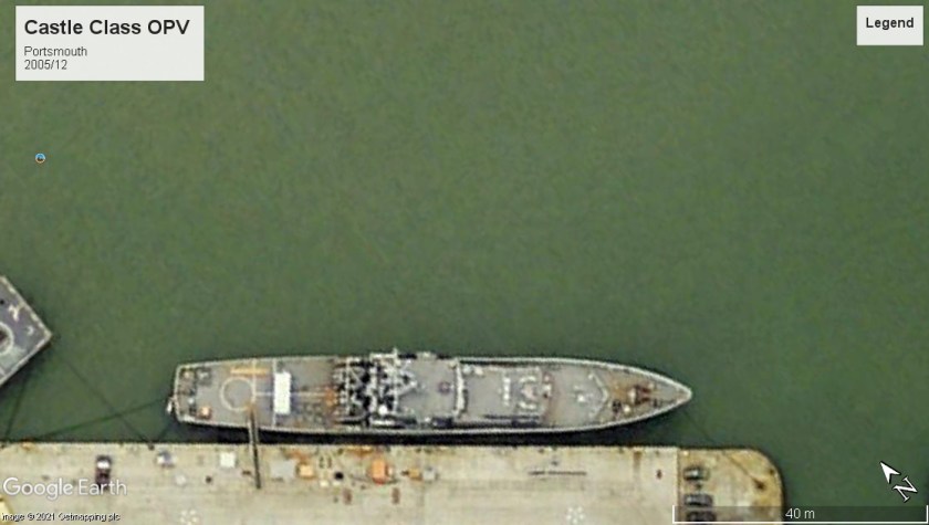 Castle class OPV Portsmouth 2005