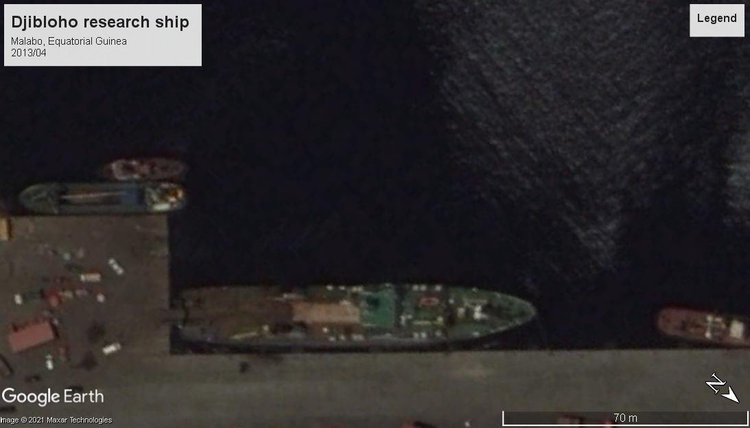 DJIBLOHO research ship Equatorial Guinea 2013