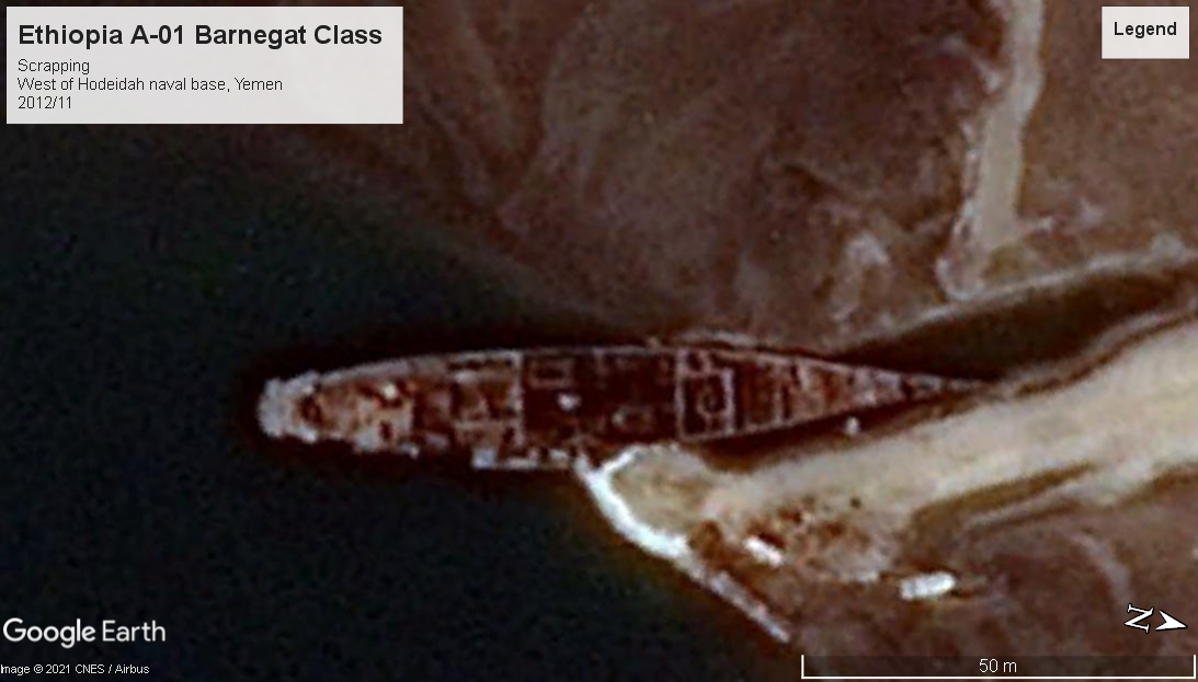 Ethiopia A-01 Barnegat Class scrap Yemen 2012