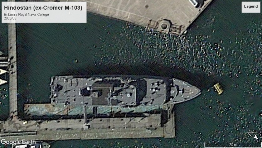 Hindostan Sandown class Britannia RN college 2020