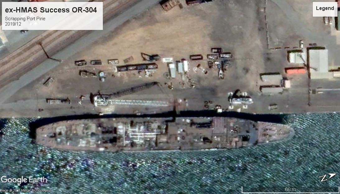 HMAS Success OR-304 scrap Port Pirie 2019