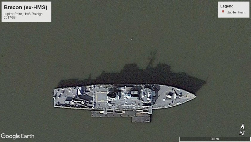 HMS Brecon at HMS Raleigh 2017