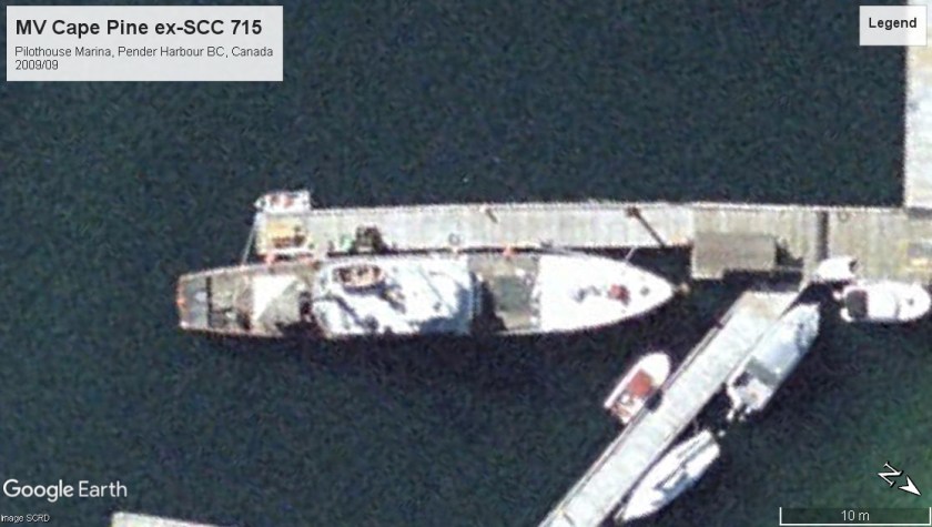 MV Cape Pine Pender Harbour 2009