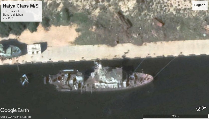 Natya derelict MS Benghazi 2021