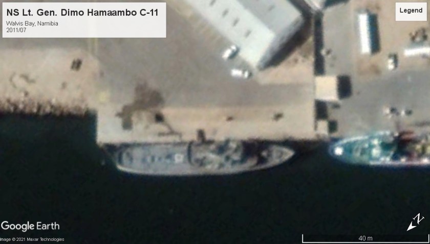 NS Lt. Gen. Dimo Hamaambo PS Walvis Bay, Namibia 2011