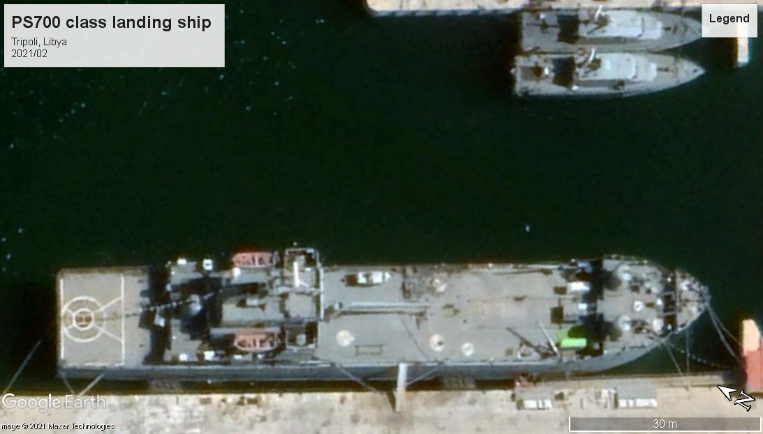 PS700 landing ship Libya 2021