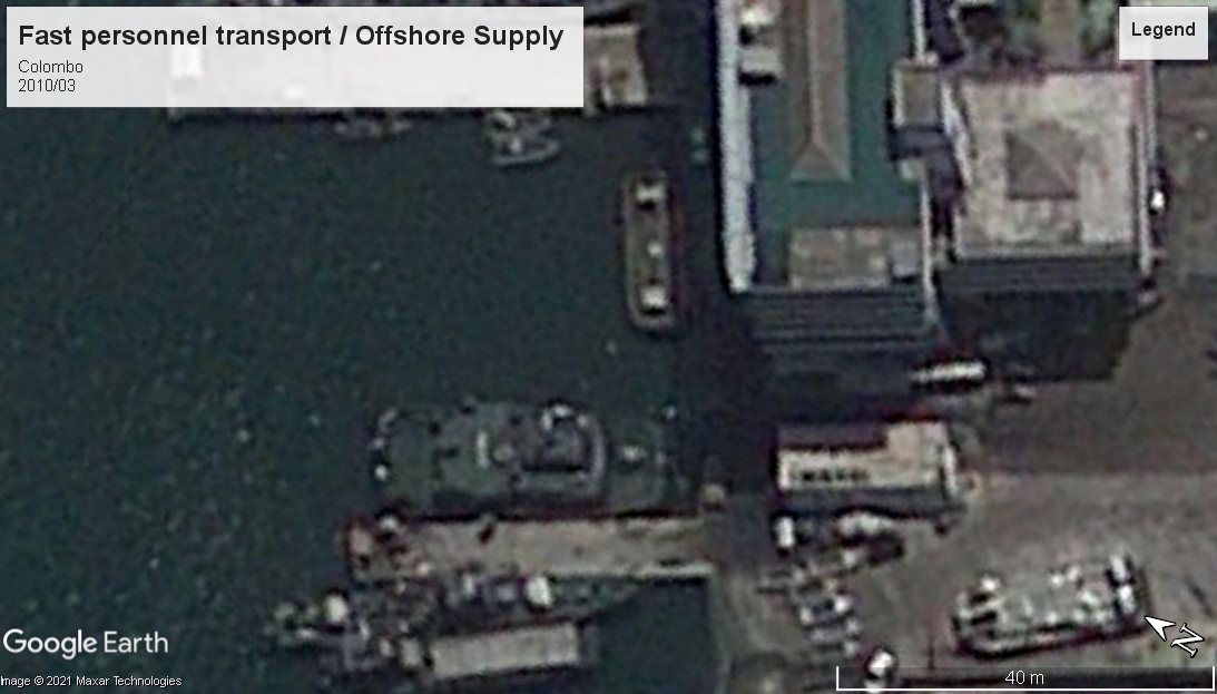SLNS Fast transport catamaran Colombo 2010