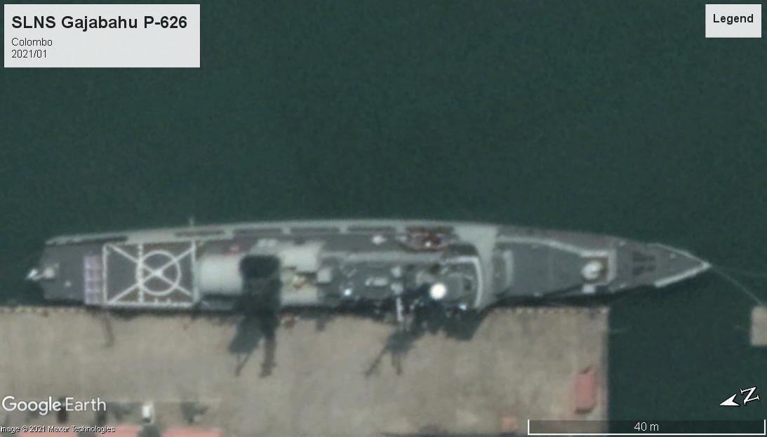 SLNS Gajabahu P-626 Colombo 2021