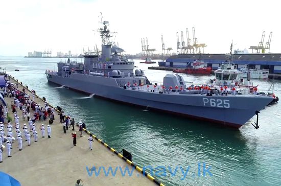 SLNS P-625_vessel_taken_over_from_the_People's_Republic_of_China_on_05th_June_2019