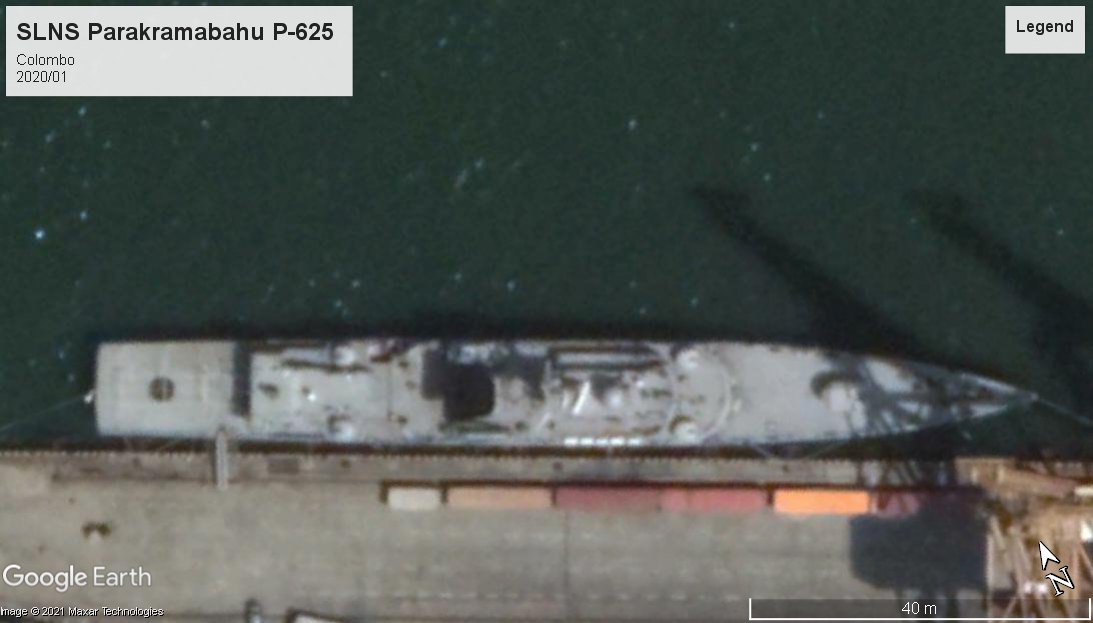SLNS Parakramabahu P-625 Colombo 2020