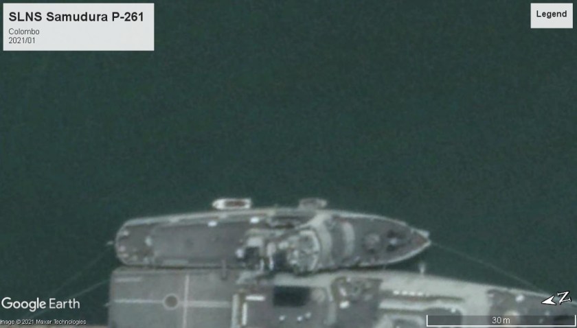 SLNS Samudura P-261 Colombo 2021