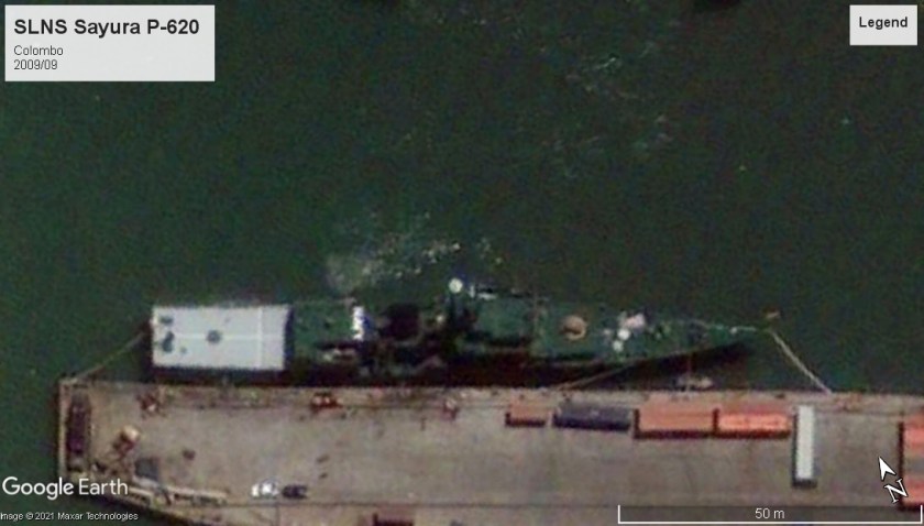 SLNS Sayura P-620 Colombo 2009