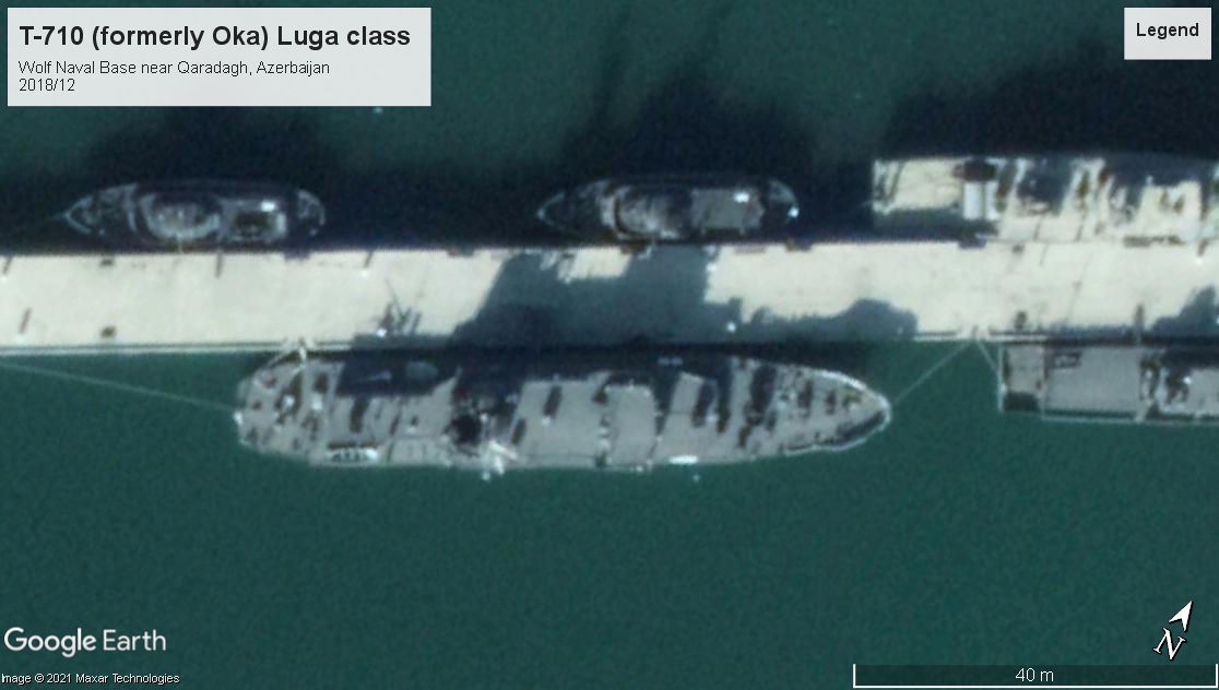 T-710 Luga class training ship Azerbaijan 2018