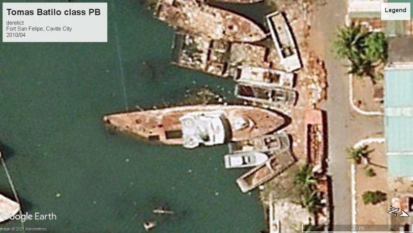 Tomas Batilo class PB derelict Cavite 2010