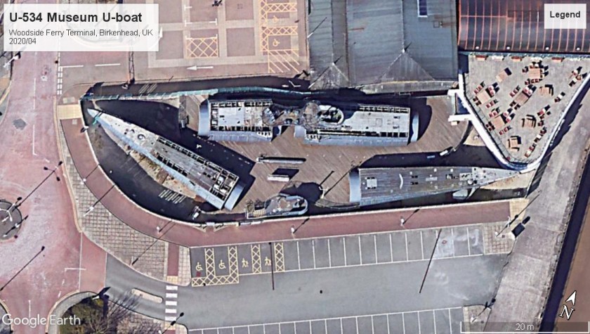 U-534 Museum boat Birkenhead ferry 2020