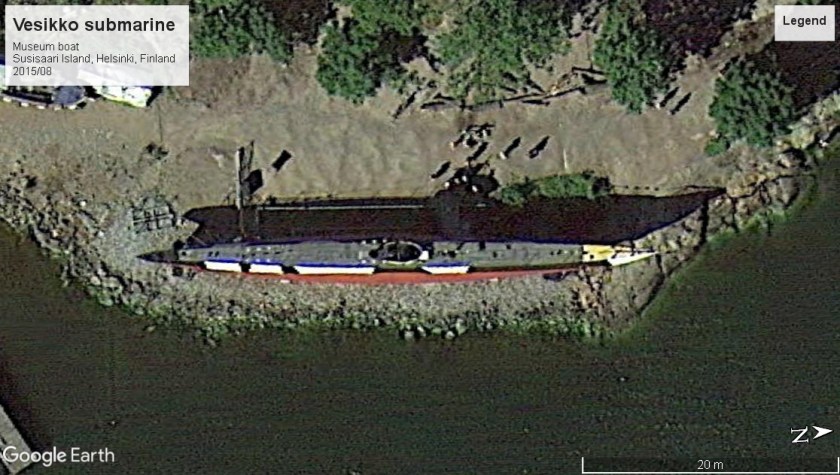 Vesikko sub museum Helsinki 2015