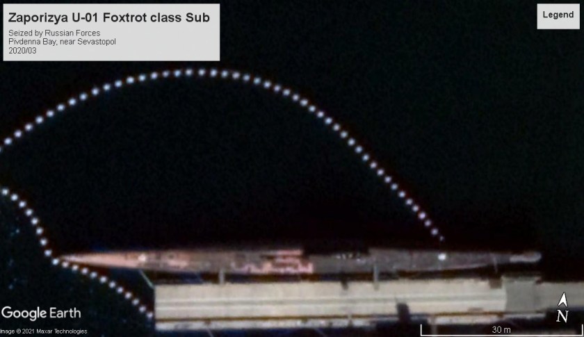 Zaporizya U-01 Foxtrot class Sub Sevastopol 2020