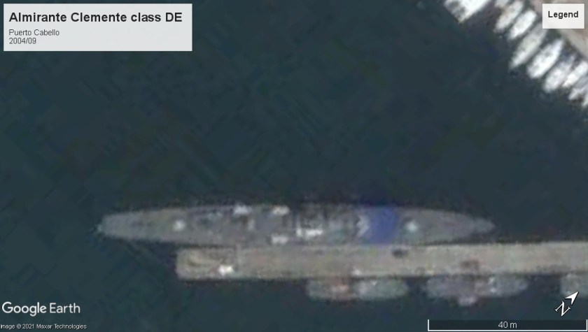 Almirante Clemente class DE Puerto Cabello 2004