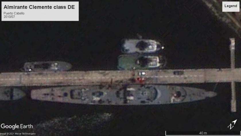 Almirante Clemente class DE Puerto Cabello 2010