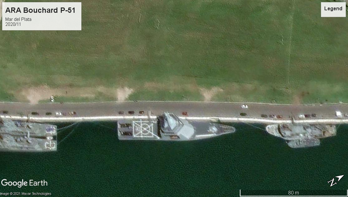 ARA Bouchard P-51 Mar del Plata 2020
