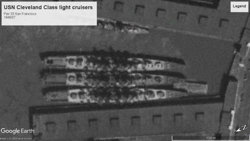 Cleveland class Light Cruisers San Francisco 1946