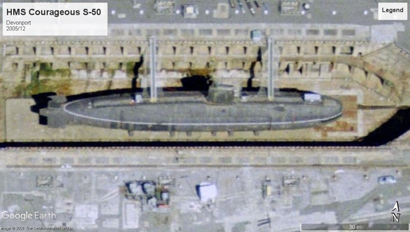 HMS Courageous S-50 Devonport 2005