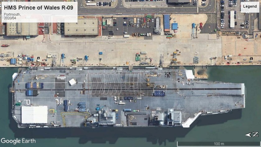 HMS Prince of Wales Portsmouth 2020